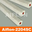 Nomex fiber packing with silicon rubber core