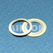 Spiral wound gasket without inner and outer ring